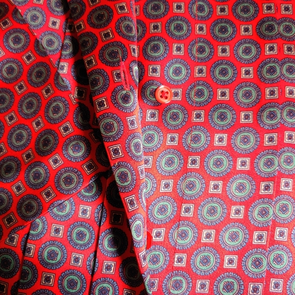 Nordstrom Silk Blouse Self Tie Long Sleeves Covered Button Down Placket - Picture 11 of 12